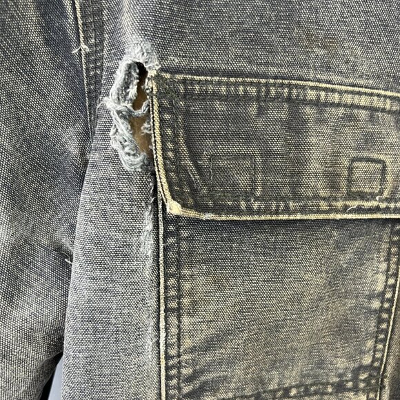 Carhartt Mens FR Traditional Jacket Size M Distressed Thrashed Wrecked Faded - Picture 4 of 16